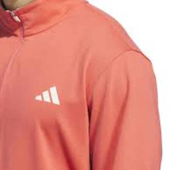 ADIDAS Men's 2XL Pullover Elevated 1/4 Zip ADVR08884 PL Scarlet BRAND-NEW w/tags - Picture 10 of 16